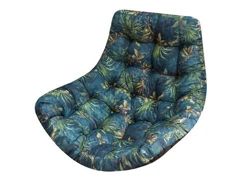 Bjird Hängesessel Kissen - 100x120 cm, Grünes Gras - Gartenmöbelauflagen, weiches und langlebiges Kissen für Hängeschaukeln, leicht zu reinigen und wasserabweisend, ideal für entspannte Stunden im Freien.