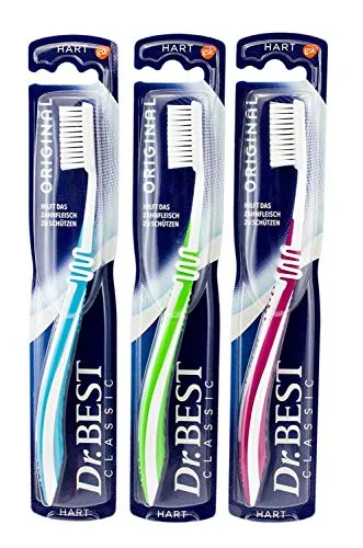 Dr. Best Zahnbürste hart, 6er Pack (6 x 1 Stück)