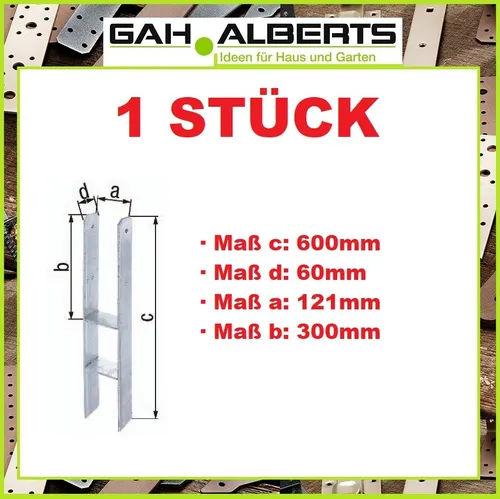 Alberts H-Pfostenträger