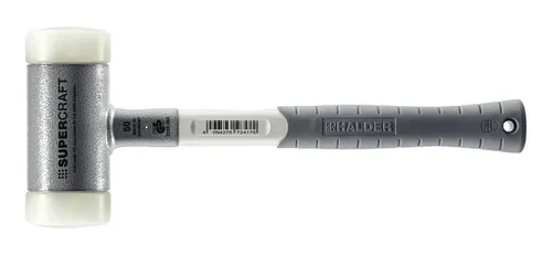 Halder Schonhammer Superkraft 40 mm - rückschlagfrei mit 3-Komponentengriff - Hämmer, ideal für präzises Arbeiten ohne Rückschlag und mit ergonomischem Griff für maximalen Komfort.