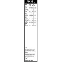 Bosch Aerotwin AP32U Scheibenwischer – 800 mm - Hochwertiger Bosch Aerotwin AP32U Scheibenwischer für optimale Wischergebnisse. Geräuscharm, langlebig und einfach zu montieren. Ideal für klare Sicht bei jedem Wetter.