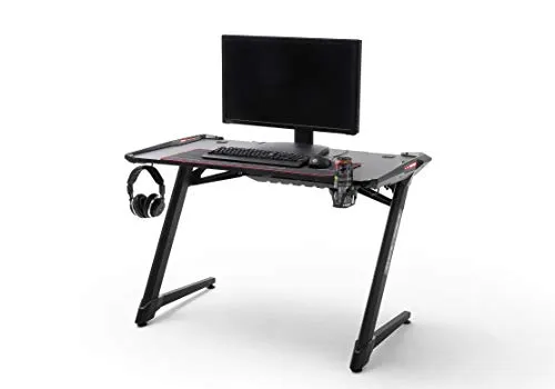 Robas Lund Gaming Tisch DX Racer 1 mit LED Farbwechselbeleuchtung