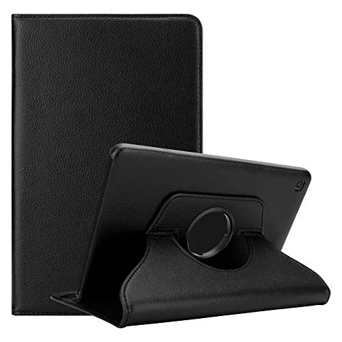 Cadorabo Hülle kompatibel mit Samsung Galaxy Tab S5e (10.5 Zoll) Tablethülle ohne Auto Wake Up aus Kunst Leder Flip Klappbare Stoßfeste Cover Hülle für Galaxy Tab S5e (10.5 Zoll) Tasche in Schwarz