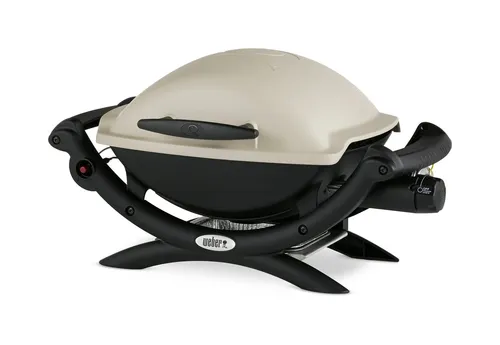 Weber Q1000 Titan-Gasgrill für unterwegs, schwarz-grau, für 2–3 Personen