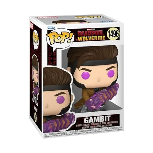 Funko POP! Marvel: Deadpool & Wolverine - Gambit - Sammelbare Vinylfigur - Geschenkidee - Offizielles Merchandise - Spielzeug für Kinder & Erwachsene - Modellfigur für Sammler und zur Ausstellung