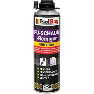 IsolBau Pistolenreiniger Bauschaumreiniger, PU-Reiniger für Schaumpistolen, 500ml