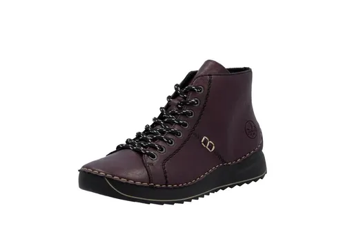 Rieker Damen Stiefelette Bordeaux in rot von Rieker