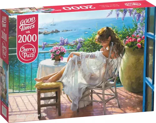 Puzzle 2000 elementów. Piękna i błękitne morze 50064 CherryPazzi 5903728750064