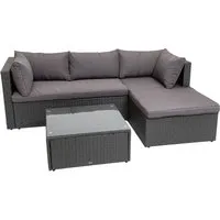 Produktbild LIVARNO home Loungeecke mit Tisch, grau