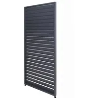 BERLINLODGE Lamellenwand Für Pergola HxB 220x90 Lamellenpaneel Modul Paneel Seitenwand Anthrazit Aluminium