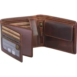 Echtleder Scheintasche AVancoTM Braun