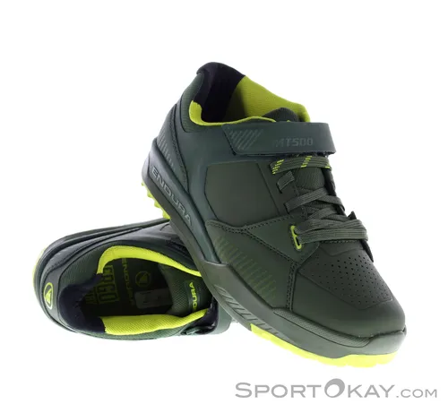 Endura MT500 Burner Clipless Herren MTB Schuhe - Oliv Dunkelgrün 45,5 - Fahrradschuhe mit innovativer Clipless-Technologie für optimalen Halt und Kontrolle beim Mountainbiking.