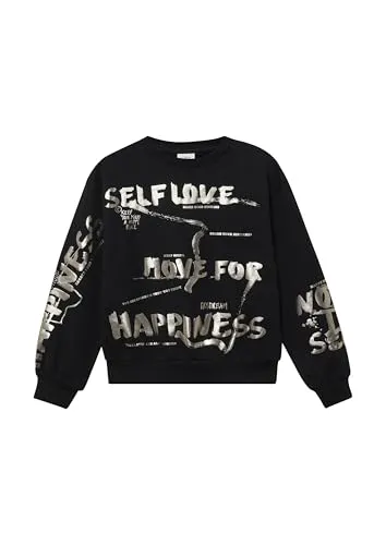 s.Oliver Kuscheliges Oversize Sweatshirt mit Folienprint