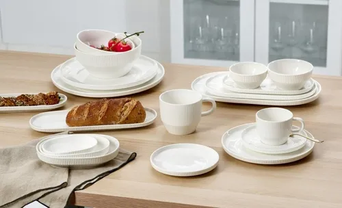 Becher 400ml 6er Set Kelly - Ritzenhoff & Breker - Kaffeebecher im 6er Set, aus hochwertigem Porzellan, ideal für den täglichen Gebrauch. Spülmaschinenfest und stilvoll in Weiß.