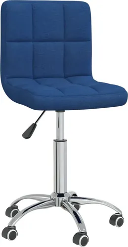 vidaXL Drehbarer Bürostuhl Blau in blau von vidaXL