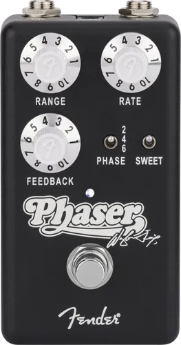 Fender Waylon Jennings Phaser Effektpedal - Zubehör für Gitarre & Bass, bietet den ikonischen Outlaw Country-Sound mit analogem Phaser und flexiblen Anpassungsmöglichkeiten für individuelle Klangerlebnisse.