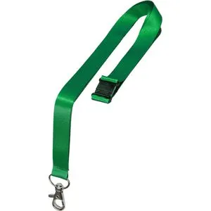Zweckform Schlüsselband 4842G, grün, Karabiner, 44cm, Sicherheitsverschluss, 10 Stück