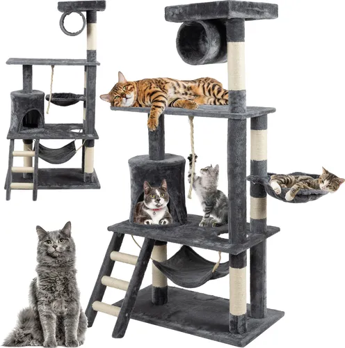 Mehrstöckiges Katzenhaus 145,5 cm