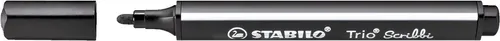 STABILO Fasermaler Trio Scribbi schwarz Strichstärke: 1,5 - 2 mm