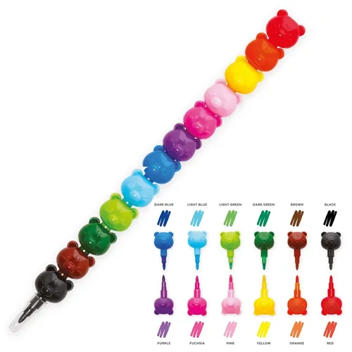 Legami 12 Ineinandersteckbare Stifte - Dream in Colour Bär