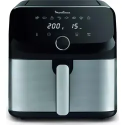 Moulinex Easy Fry Mega EZ855D20, Heißluftfritteuse, 7,5 l, 80 °C, 200 °C, 8 Person(en), Einzelbild - Schwarz/Silber