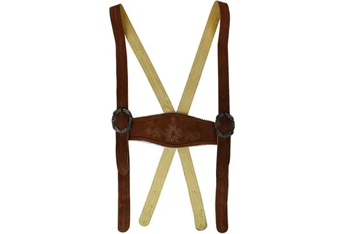 German Wear Hosenträger aus Echtleder in braun von German Wear