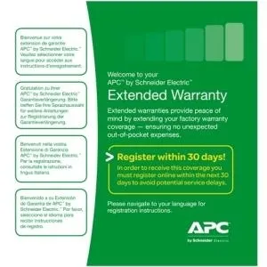 APC Extended Warranty Service Pack - Serviceerweiterung - Arbeitszeit und Ersatzteile (für USV- und SV-Geräte)