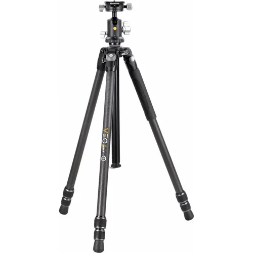 Vanguard Veo 3 263CB - Hochwertiges Kohlefaser-Stativ - Stativ für Landschaftsfotografen mit 15 kg Traglast, 179 cm Höhe und innovativen Beinschlössern für maximale Stabilität. Flexibel einsetzbar auch als Einbeinstativ.