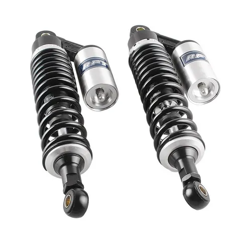 Zaddox Universal Motorrad Stossdämpfer 340mm - Hochwertige Zaddox Stossdämpfer für Motorräder, ideal für individuelle Umbauten. Einstellbare Federvorspannung und progressive Federung sorgen für optimales Fahrverhalten. Gesamtlänge von 370-380mm, max. Tragkraft 300 kg.