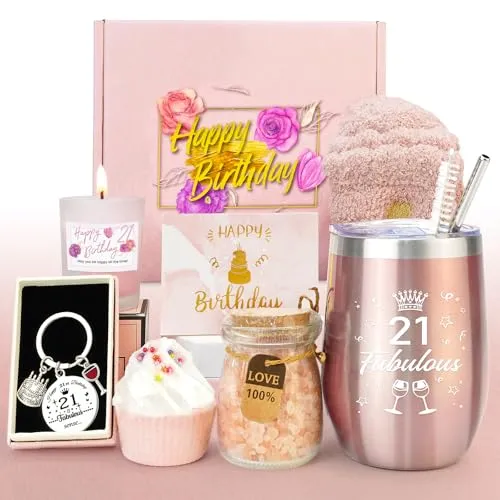 Epessa 21. Geschenke für Frauen, Geburtstagsgeschenk für Frauen, Lustige Geschenkset Frauen, Geburtstag Geschenkset, 21. Geburtstagsgeschenk für Freundin Nichte Freund Klassenkamerad
