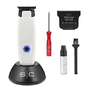 Stylecraft Gamma Più Profi Haartrimmer – Barttrimmer mit bürstenlosem Motor - Leistungsstarker Haartrimmer mit 180 Minuten Akkulaufzeit. Ideal für präzises Schneiden und Trimmen, ausgestattet mit einer langlebigen, kratzfesten Klinge für optimale Ergebnisse.
