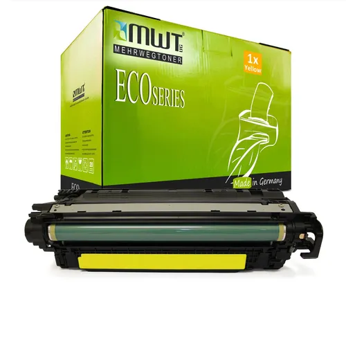 1x Toner f�r HP LaserJet Pro 500 color MFP M 570 dw dn, CE402A 507A YELLOW