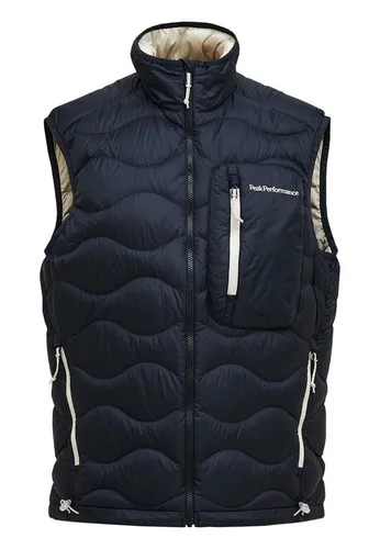 Peak Performance Helium Utility Down Vest Herren - Outdoorweste in Schwarz (Größe S) - Leichte und isolierende Herren-Outdoorweste von Peak Performance. Ideal für aktive Tage im Freien, bietet höchsten Tragekomfort und Bewegungsfreiheit.