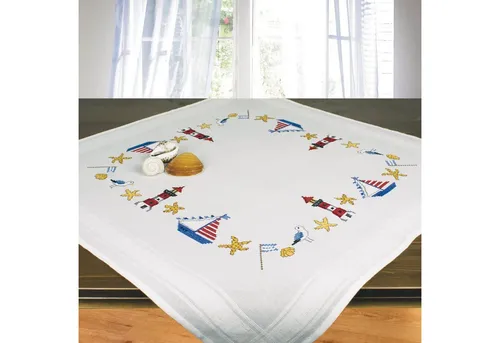 Delindo Lifestyle Kreativset Handarbeits-Stickpackung - Sticken im Kreuzstich - neutrale Motive, Sticktechnik: Kreuzstich