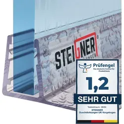 STEIGNER Duschdichtung UK02, 140cm für 6-8mm Glas in weiß von Steigner
