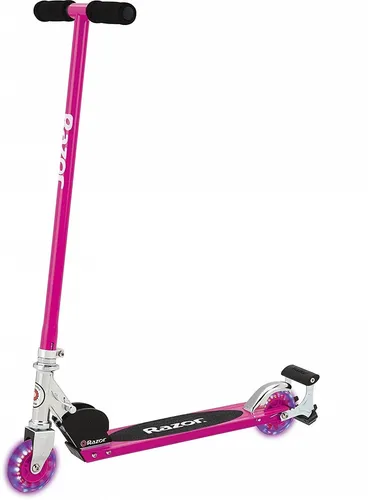 Razor Kinder S Spark Scooter, Pink - Einheitsgröße - Roller für Kinder ab 8 Jahren, unterstützt bis 100 kg. Mit Funkenfunktion, stabiler Stahlkonstruktion und leichten Urethan-Rädern für sicheren Fahrspaß.