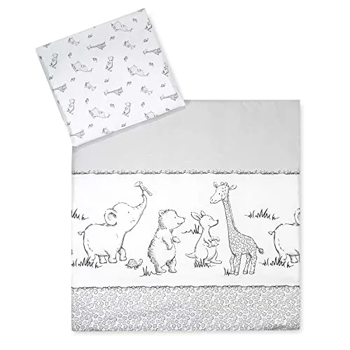 Julius Zöllner Babybettwäsche Safari 100% Baumwolle in oliv von Julius Zöllner