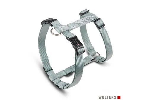 Wolters Hunde-Geschirr Professional für Mops & Co. - Salbei Grün - Weiteres Autozubehör, ideal für breite Brust Hunde wie Mops oder Bulldogge, waschbar bei 30°C und stufenlos verstellbar für perfekten Sitz.