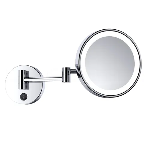 Deusenfeld WLED700D - LED Kosmetikspiegel Spiegel DIREKTANSCHLUSS 7-Fach,ø 20cm