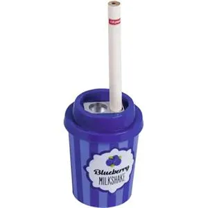 Brunnen Spitzer Milkshake, farbig sortiert, doppelter Dosenspitzer inkl. Bleistift, Kunststoff