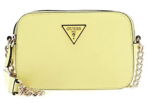 Guess Umhängetasche Noelle - Trendige Crossbody Tasche - Stylische Umhängetasche in Yellow, ideal für den Abend. Mit zwei Hauptfächern und Platz für Kreditkarten bietet sie nicht nur Platz, sondern auch ein modisches Statement.