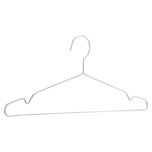 Kleiderbügel Silber von Amazon