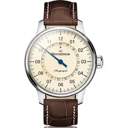 MeisterSinger Perigraph AM1003 Herren Automatikuhr - Armbanduhren für Herren mit zeitlosem Design, Edelstahlgehäuse und Einzeigeranzeige für eine elegante Zeitdarstellung.