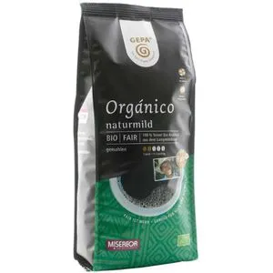 GEPA Kaffee Organico naturmild, BIO, gemahlener Kaffee, 100% Arabica, 250 g