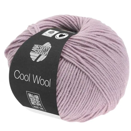 LANA GROSSA COOL WOOL Häkelwolle - 160 m, extrafeine Merinowolle, kuschelig weich und pflegeleicht, ideal für kreative Projekte