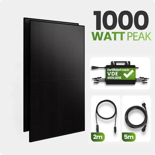 Balkonkraftwerk 1000W Tepto MaxPower