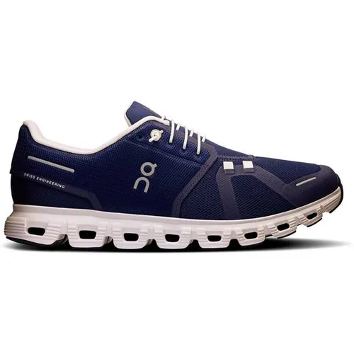 On Cloud 6 Sneaker 48 | EU 48 blau - Laufschuhe mit innovativer Cloudtec-Sohle für optimalen Komfort; Farbe: Blau; Größe: 48; ideal für den Alltag und aktive Freizeit. Jetzt im Online-Shop von Bergfreunde.de entdecken!