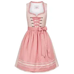 Nübler Midi Dirndl Lisa in Apricot in orange von Nübler