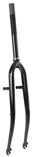 Feste Hybrid Gabel 28 Zoll 1 1/8 Zoll schwarz von Hulzebos Cycle Parts