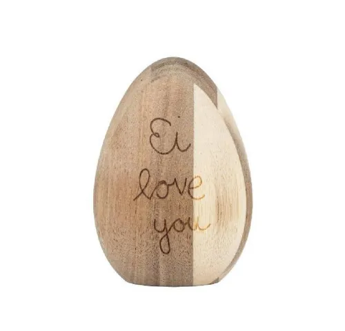 Räder Osterfigur Design Holzei Ei Love You (7cm)